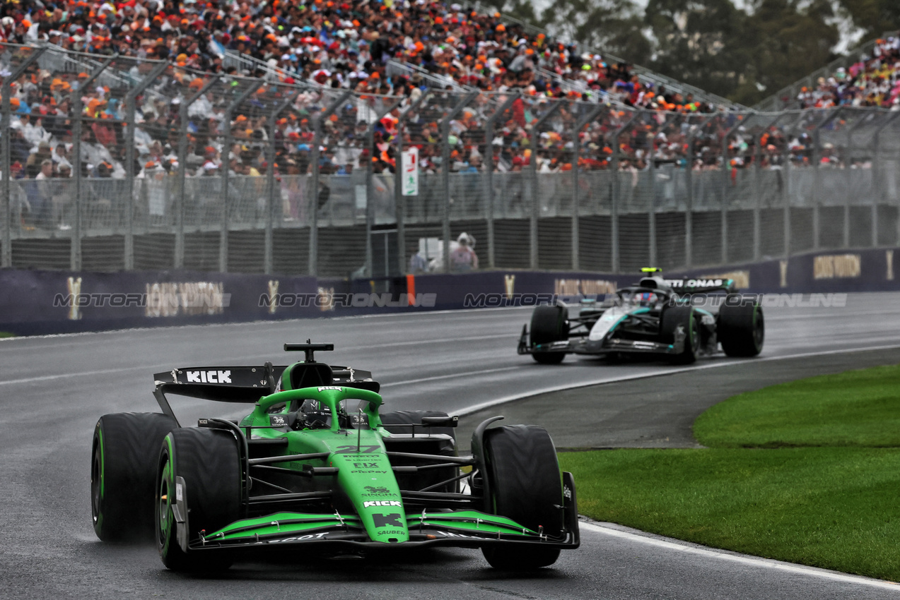 GP AUSTRALIA, Nico Hulkenberg (GER) Sauber C45.

16.03.2025. Formula 1 World Championship, Rd 1, Australian Grand Prix, Albert Park, Melbourne, Australia, Gara Day.

- www.xpbimages.com, EMail: requests@xpbimages.com © Copyright: Batchelor / XPB Images