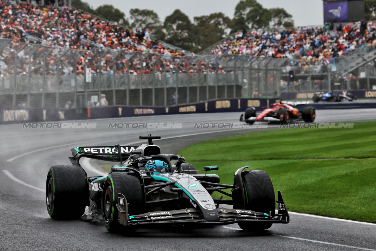 GP AUSTRALIA, George Russell (GBR) Mercedes AMG F1 W16.

16.03.2025. Formula 1 World Championship, Rd 1, Australian Grand Prix, Albert Park, Melbourne, Australia, Gara Day.

- www.xpbimages.com, EMail: requests@xpbimages.com © Copyright: Batchelor / XPB Images