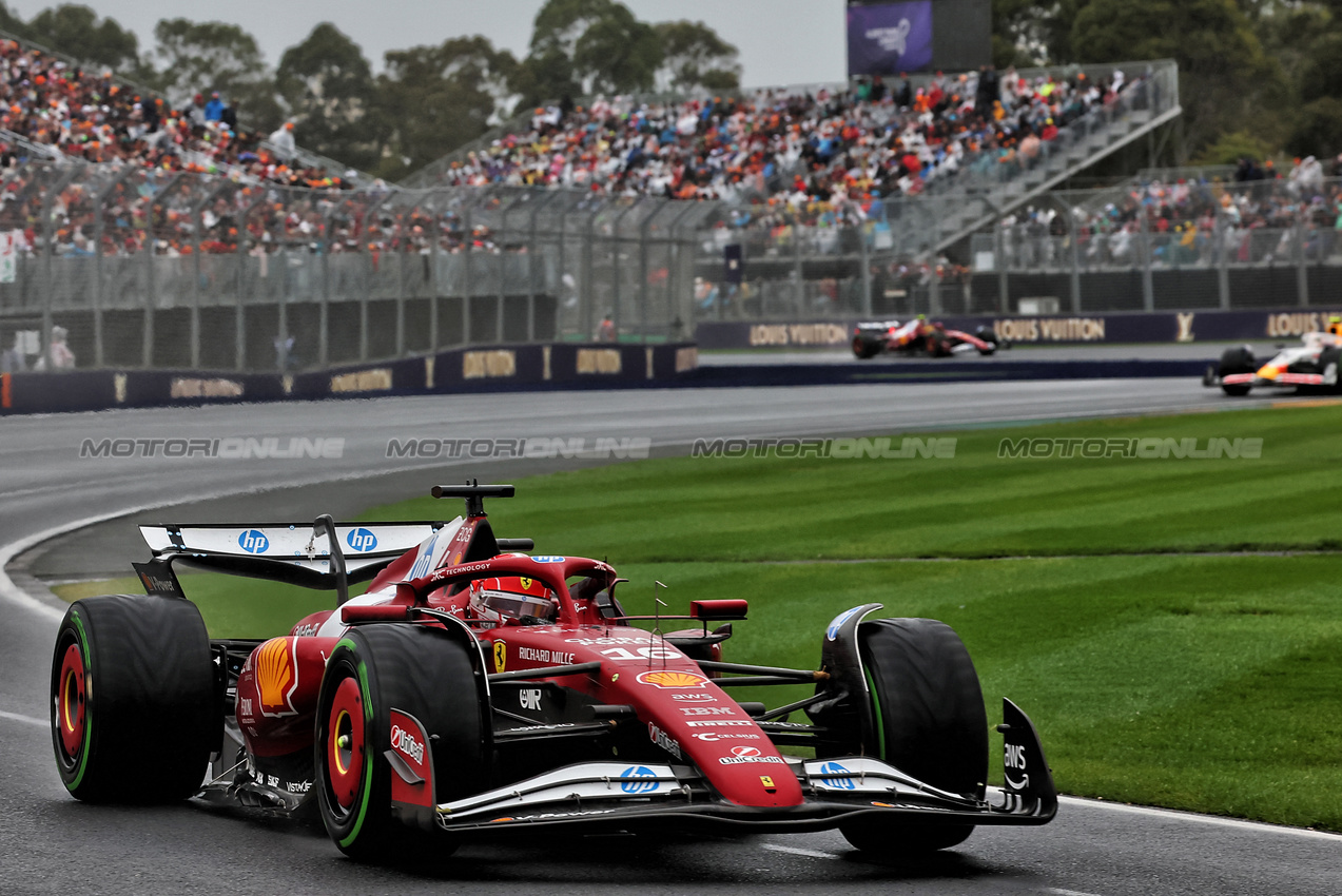 GP AUSTRALIA, Charles Leclerc (MON) Ferrari SF-25.

16.03.2025. Formula 1 World Championship, Rd 1, Australian Grand Prix, Albert Park, Melbourne, Australia, Gara Day.

- www.xpbimages.com, EMail: requests@xpbimages.com © Copyright: Batchelor / XPB Images