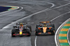 GP AUSTRALIA, Lando Norris (GBR) McLaren MCL39 e Liam Lawson (NZL) Red Bull Racing RB21.

16.03.2025. Formula 1 World Championship, Rd 1, Australian Grand Prix, Albert Park, Melbourne, Australia, Gara Day.

- www.xpbimages.com, EMail: requests@xpbimages.com © Copyright: Batchelor / XPB Images