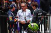 GP AUSTRALIA, (L to R): Max Verstappen (NLD) Red Bull Racing with Stefano Domenicali (ITA) Formula One President e CEO e George Russell (GBR) Mercedes AMG F1 in parc ferme.

16.03.2025. Formula 1 World Championship, Rd 1, Australian Grand Prix, Albert Park, Melbourne, Australia, Gara Day.

- www.xpbimages.com, EMail: requests@xpbimages.com © Copyright: Batchelor / XPB Images