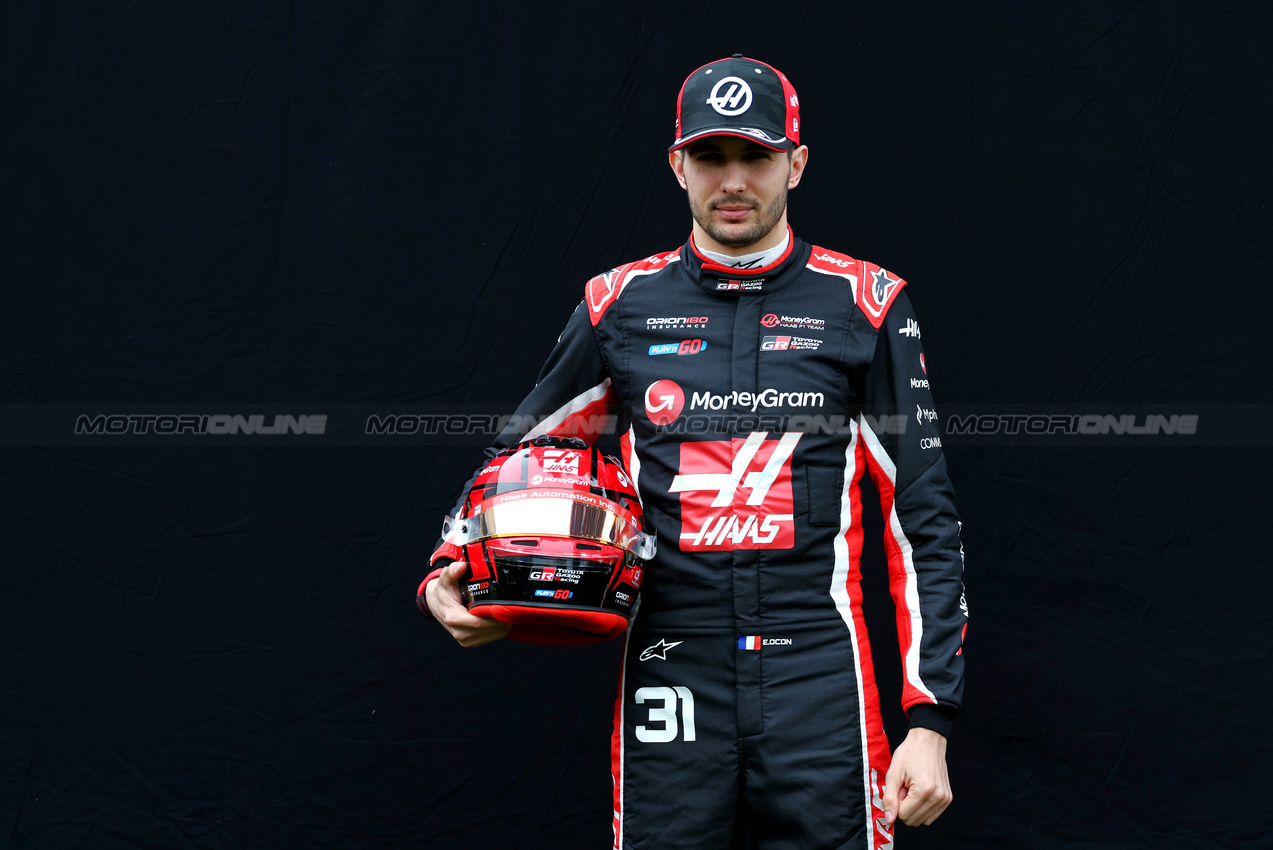GP AUSTRALIA, Esteban Ocon (FRA) Haas F1 Team.

13.03.2025. Formula 1 World Championship, Rd 1, Australian Grand Prix, Albert Park, Melbourne, Australia, Preparation Day.

- www.xpbimages.com, EMail: requests@xpbimages.com © Copyright: Moy / XPB Images