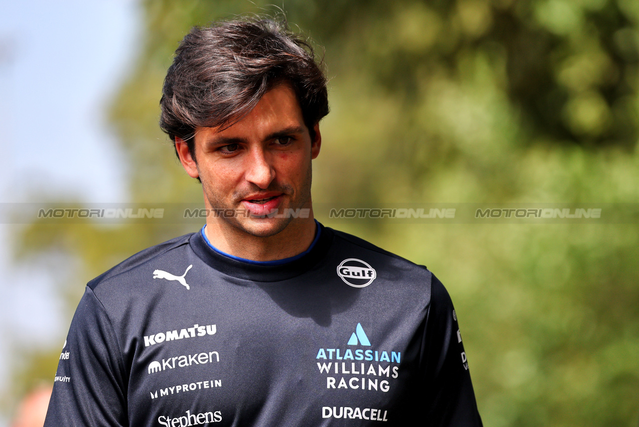 GP AUSTRALIA, Carlos Sainz (ESP) Atlassian Williams Racing.

13.03.2025. Formula 1 World Championship, Rd 1, Australian Grand Prix, Albert Park, Melbourne, Australia, Preparation Day.

- www.xpbimages.com, EMail: requests@xpbimages.com © Copyright: Batchelor / XPB Images
