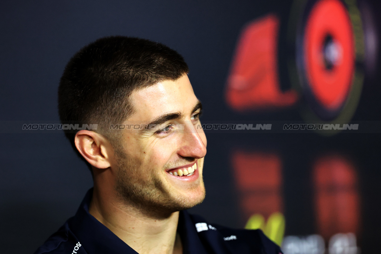 GP AUSTRALIA, Jack Doohan (AUS) Alpine F1 Team in the FIA Press Conference.

13.03.2025. Formula 1 World Championship, Rd 1, Australian Grand Prix, Albert Park, Melbourne, Australia, Preparation Day.

- www.xpbimages.com, EMail: requests@xpbimages.com © Copyright: Charniaux / XPB Images