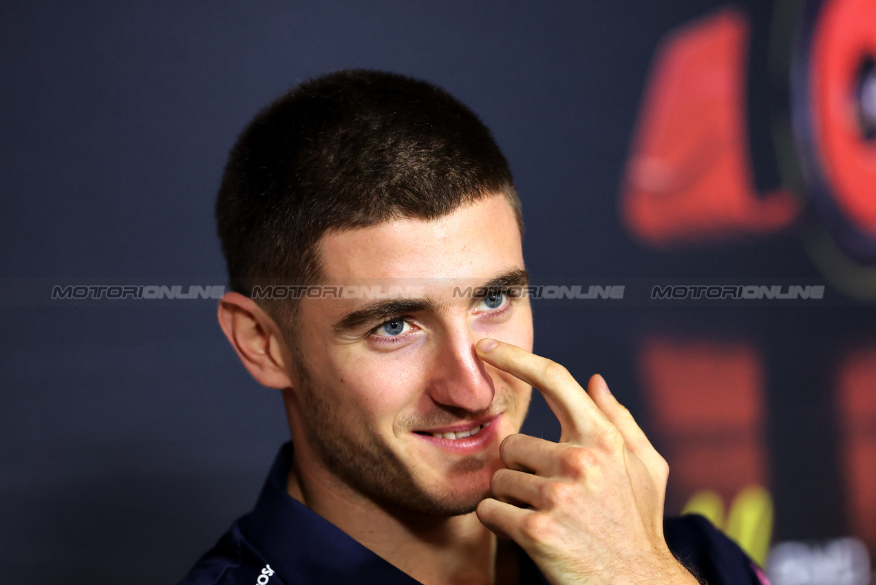 GP AUSTRALIA, Jack Doohan (AUS) Alpine F1 Team in the FIA Press Conference.

13.03.2025. Formula 1 World Championship, Rd 1, Australian Grand Prix, Albert Park, Melbourne, Australia, Preparation Day.

- www.xpbimages.com, EMail: requests@xpbimages.com © Copyright: Charniaux / XPB Images