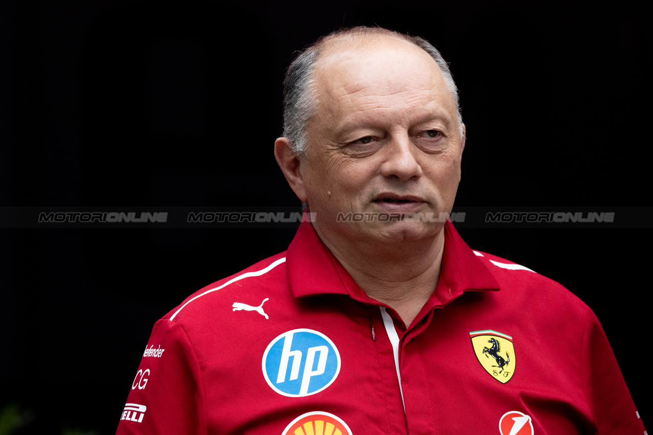 GP AUSTRALIA, Frederic Vasseur (FRA) Ferrari Team Principal.

13.03.2025. Formula 1 World Championship, Rd 1, Australian Grand Prix, Albert Park, Melbourne, Australia, Preparation Day.

- www.xpbimages.com, EMail: requests@xpbimages.com © Copyright: Bearne / XPB Images