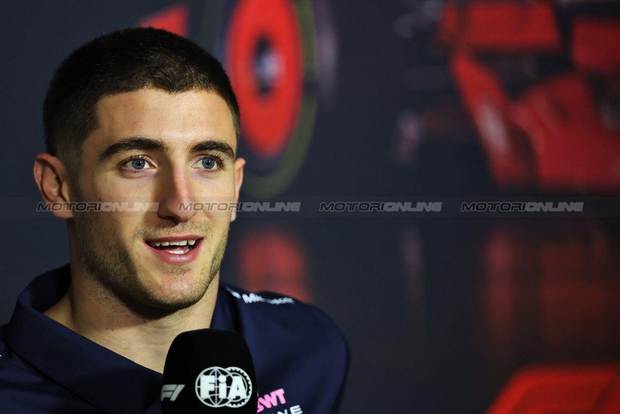 GP AUSTRALIA, Jack Doohan (AUS) Alpine F1 Team in the FIA Press Conference.

13.03.2025. Formula 1 World Championship, Rd 1, Australian Grand Prix, Albert Park, Melbourne, Australia, Preparation Day.

- www.xpbimages.com, EMail: requests@xpbimages.com © Copyright: Charniaux / XPB Images