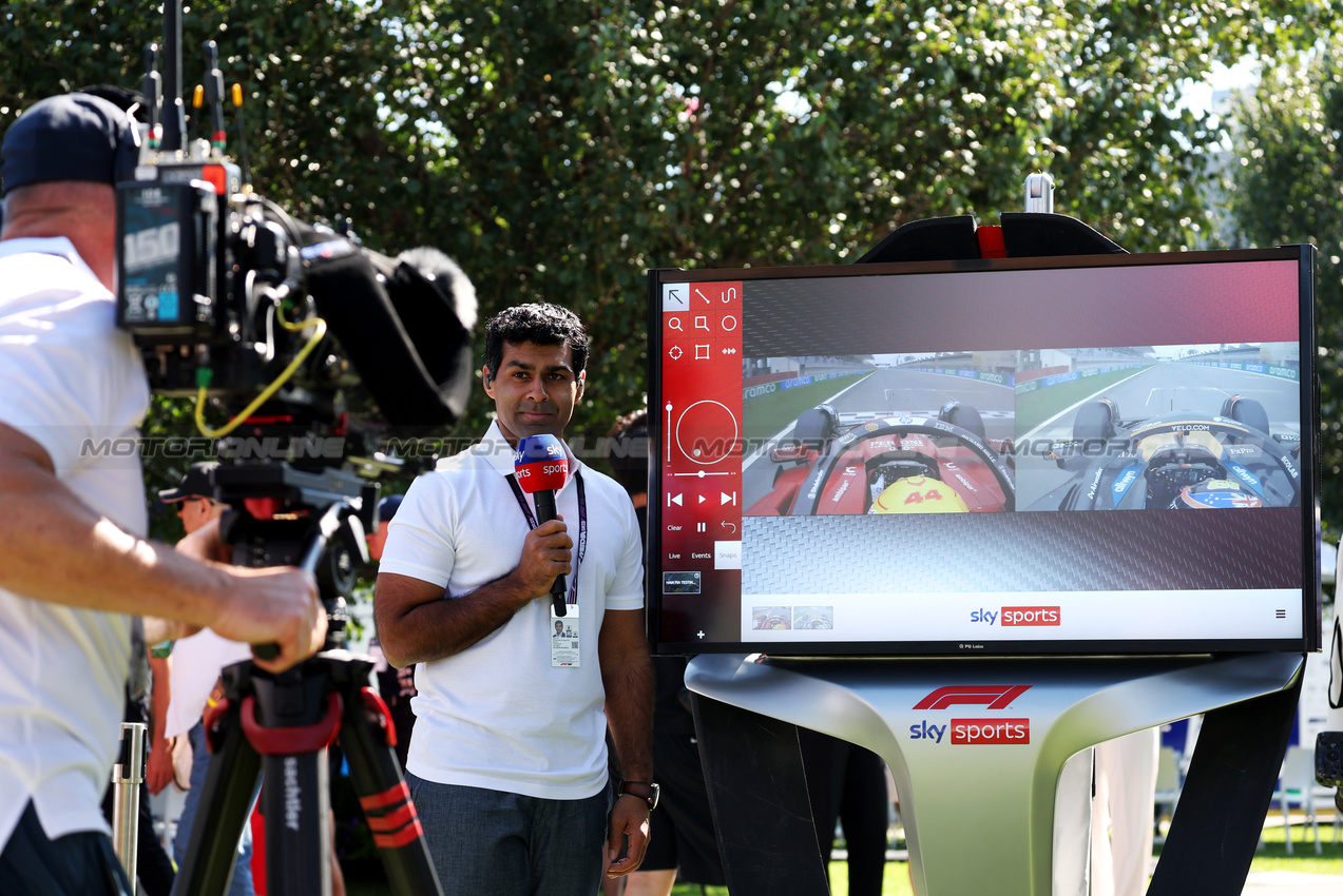 GP AUSTRALIA, Karun Chandhok (IND) Sky Sports F1 Presenter.

13.03.2025. Formula 1 World Championship, Rd 1, Australian Grand Prix, Albert Park, Melbourne, Australia, Preparation Day.

- www.xpbimages.com, EMail: requests@xpbimages.com © Copyright: Bearne / XPB Images