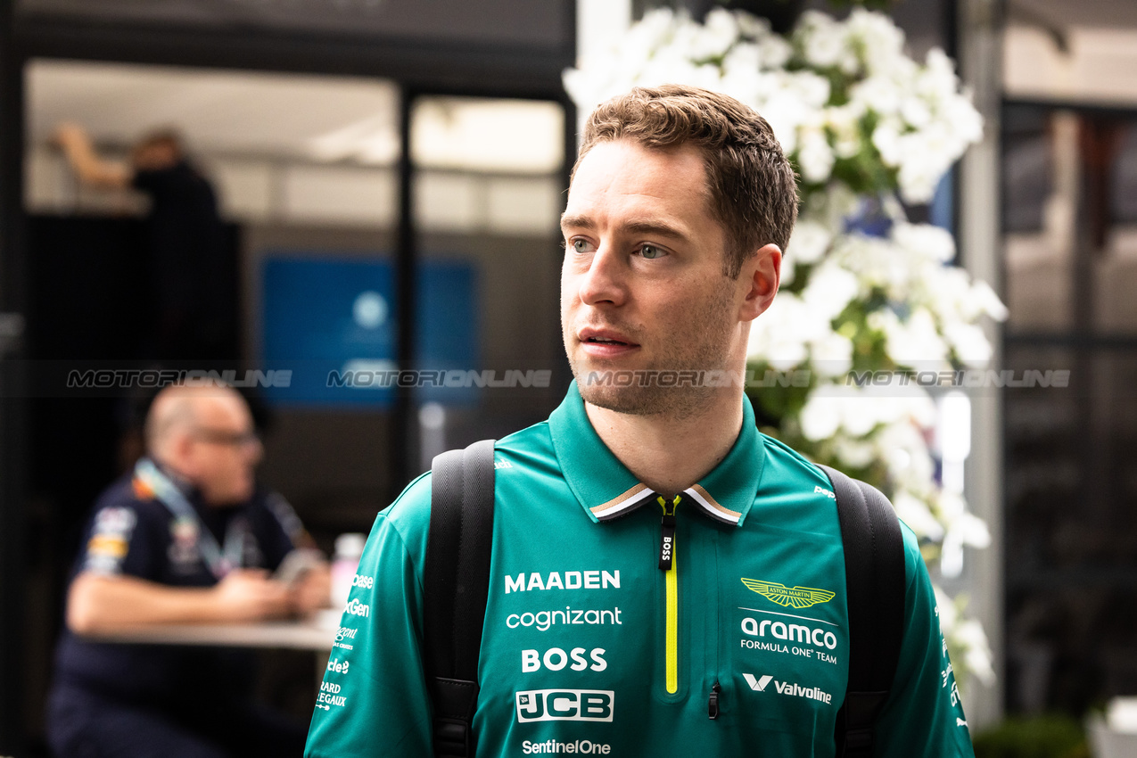 GP AUSTRALIA, Stoffel Vandoorne (BEL) Aston Martin F1 Team Test e Reserve Driver.

13.03.2025. Formula 1 World Championship, Rd 1, Australian Grand Prix, Albert Park, Melbourne, Australia, Preparation Day.

- www.xpbimages.com, EMail: requests@xpbimages.com © Copyright: Bearne / XPB Images