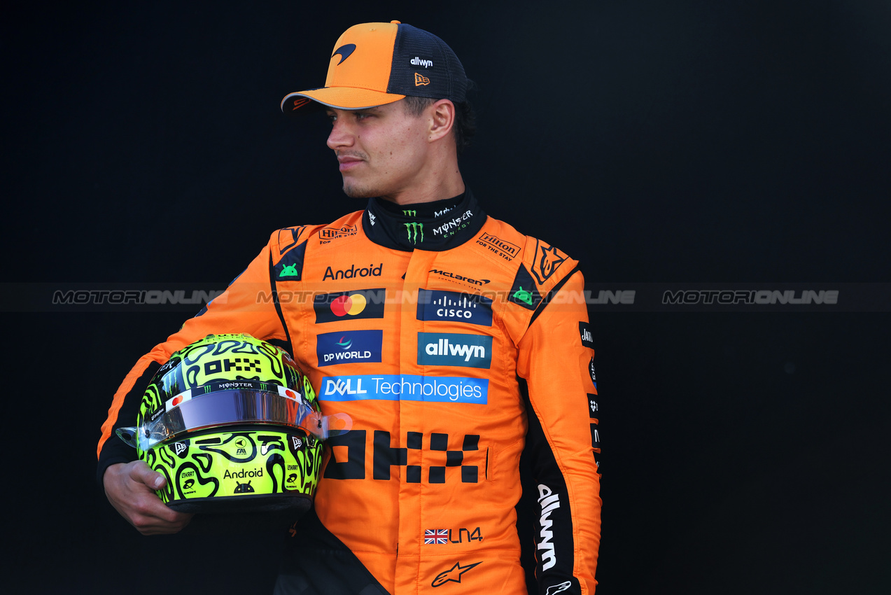 GP AUSTRALIA, Lando Norris (GBR) McLaren.

13.03.2025. Formula 1 World Championship, Rd 1, Australian Grand Prix, Albert Park, Melbourne, Australia, Preparation Day.

- www.xpbimages.com, EMail: requests@xpbimages.com © Copyright: Bearne / XPB Images