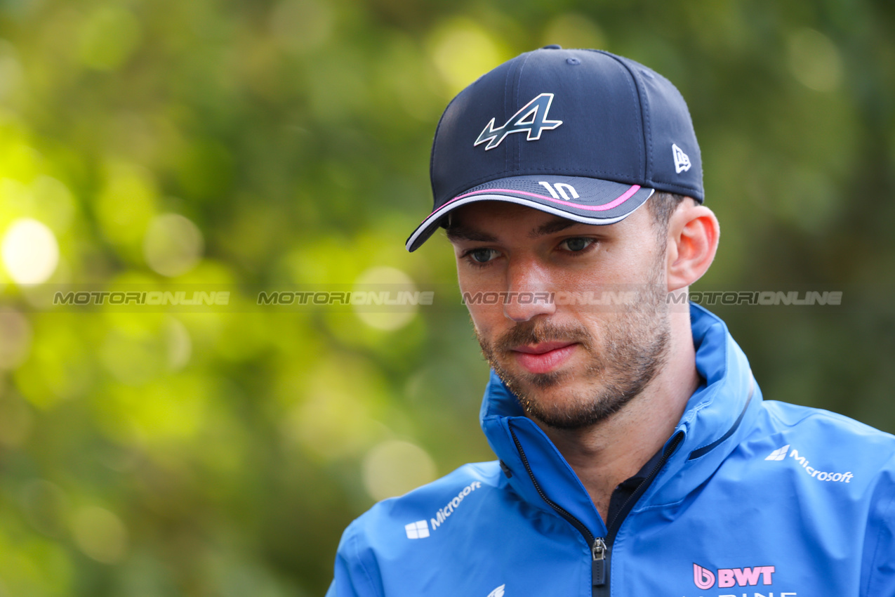 GP AUSTRALIA, Pierre Gasly (FRA), Alpine F1 Team 
13.03.2025. Formula 1 World Championship, Rd 1, Australian Grand Prix, Albert Park, Melbourne, Australia, Preparation Day.
- www.xpbimages.com, EMail: requests@xpbimages.com © Copyright: Charniaux / XPB Images