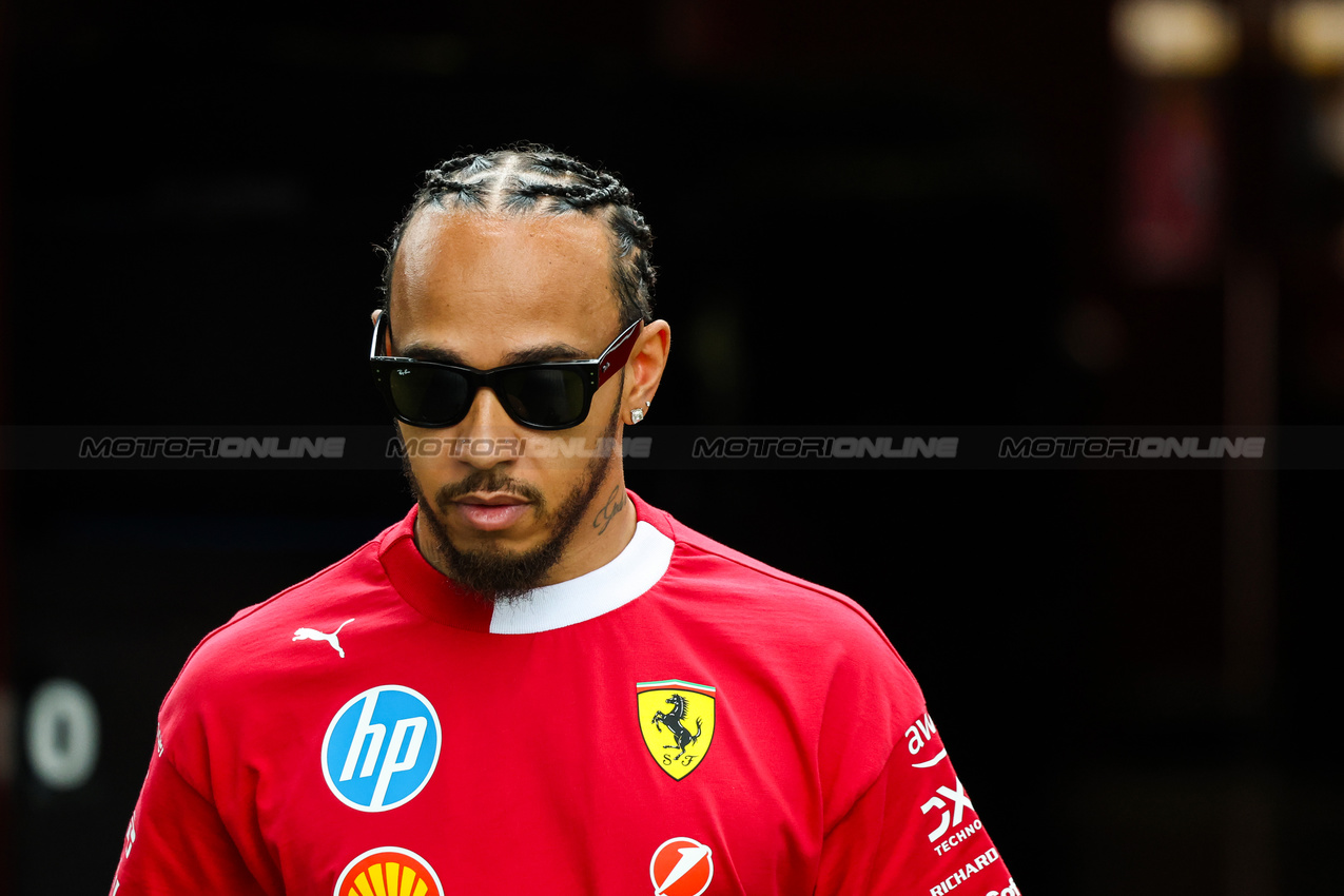 GP AUSTRALIA, Lewis Hamilton (GBR), Ferrari 
13.03.2025. Formula 1 World Championship, Rd 1, Australian Grand Prix, Albert Park, Melbourne, Australia, Preparation Day.
- www.xpbimages.com, EMail: requests@xpbimages.com © Copyright: Charniaux / XPB Images