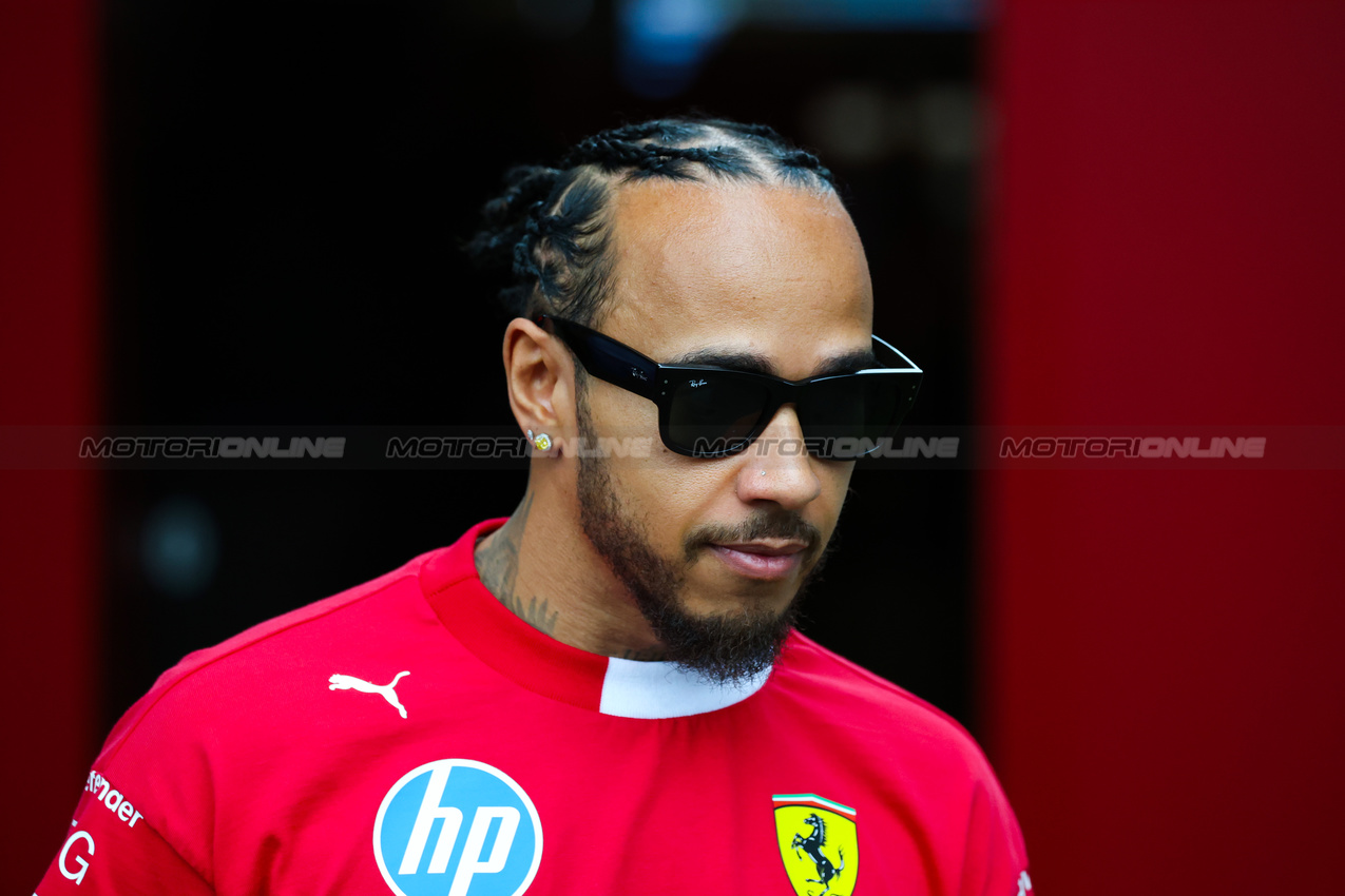GP AUSTRALIA, Lewis Hamilton (GBR), Ferrari 
13.03.2025. Formula 1 World Championship, Rd 1, Australian Grand Prix, Albert Park, Melbourne, Australia, Preparation Day.
- www.xpbimages.com, EMail: requests@xpbimages.com © Copyright: Charniaux / XPB Images