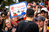 GP AUSTRALIA, Esteban Ocon (FRA) Haas F1 Team with fans.

13.03.2025. Formula 1 World Championship, Rd 1, Australian Grand Prix, Albert Park, Melbourne, Australia, Preparation Day.

- www.xpbimages.com, EMail: requests@xpbimages.com © Copyright: Bearne / XPB Images