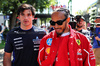 GP AUSTRALIA, (L to R): Carlos Sainz (ESP) Atlassian Williams Racing with Lewis Hamilton (GBR) Ferrari.

13.03.2025. Formula 1 World Championship, Rd 1, Australian Grand Prix, Albert Park, Melbourne, Australia, Preparation Day.

- www.xpbimages.com, EMail: requests@xpbimages.com © Copyright: Batchelor / XPB Images