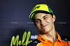 GP AUSTRALIA, Oscar Piastri (AUS) McLaren in the FIA Press Conference.

13.03.2025. Formula 1 World Championship, Rd 1, Australian Grand Prix, Albert Park, Melbourne, Australia, Preparation Day.

- www.xpbimages.com, EMail: requests@xpbimages.com © Copyright: Charniaux / XPB Images