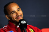 GP AUSTRALIA, Lewis Hamilton (GBR) Ferrari in the FIA Press Conference.

13.03.2025. Formula 1 World Championship, Rd 1, Australian Grand Prix, Albert Park, Melbourne, Australia, Preparation Day.

- www.xpbimages.com, EMail: requests@xpbimages.com © Copyright: Charniaux / XPB Images