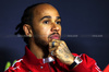 GP AUSTRALIA, Lewis Hamilton (GBR) Ferrari in the FIA Press Conference.

13.03.2025. Formula 1 World Championship, Rd 1, Australian Grand Prix, Albert Park, Melbourne, Australia, Preparation Day.

- www.xpbimages.com, EMail: requests@xpbimages.com © Copyright: Charniaux / XPB Images