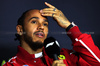 GP AUSTRALIA, Lewis Hamilton (GBR) Ferrari in the FIA Press Conference.

13.03.2025. Formula 1 World Championship, Rd 1, Australian Grand Prix, Albert Park, Melbourne, Australia, Preparation Day.

- www.xpbimages.com, EMail: requests@xpbimages.com © Copyright: Charniaux / XPB Images