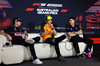 GP AUSTRALIA, (L to R): Max Verstappen (NLD) Red Bull Racing; Oscar Piastri (AUS) McLaren; e Jack Doohan (AUS) Alpine F1 Team in the FIA Press Conference.

13.03.2025. Formula 1 World Championship, Rd 1, Australian Grand Prix, Albert Park, Melbourne, Australia, Preparation Day.

- www.xpbimages.com, EMail: requests@xpbimages.com © Copyright: Charniaux / XPB Images