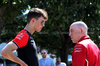 GP AUSTRALIA, (L to R): Oliver Bearman (GBR) Haas F1 Team with Jock Clear (GBR) Ferrari Senior Performance Engineer.

13.03.2025. Formula 1 World Championship, Rd 1, Australian Grand Prix, Albert Park, Melbourne, Australia, Preparation Day.

- www.xpbimages.com, EMail: requests@xpbimages.com © Copyright: Bearne / XPB Images