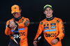 GP AUSTRALIA, (L to R): Lando Norris (GBR) McLaren with Oscar Piastri (AUS) McLaren.

13.03.2025. Formula 1 World Championship, Rd 1, Australian Grand Prix, Albert Park, Melbourne, Australia, Preparation Day.

- www.xpbimages.com, EMail: requests@xpbimages.com © Copyright: Bearne / XPB Images
