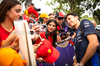 GP AUSTRALIA, Alexander Albon (THA) Atlassian Williams Racing with fans.

13.03.2025. Formula 1 World Championship, Rd 1, Australian Grand Prix, Albert Park, Melbourne, Australia, Preparation Day.

- www.xpbimages.com, EMail: requests@xpbimages.com © Copyright: Bearne / XPB Images