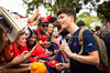 GP AUSTRALIA, Oliver Bearman (GBR) Haas F1 Team with fans.

13.03.2025. Formula 1 World Championship, Rd 1, Australian Grand Prix, Albert Park, Melbourne, Australia, Preparation Day.

- www.xpbimages.com, EMail: requests@xpbimages.com © Copyright: Bearne / XPB Images
