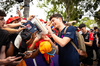 GP AUSTRALIA, Oliver Bearman (GBR) Haas F1 Team with fans.

13.03.2025. Formula 1 World Championship, Rd 1, Australian Grand Prix, Albert Park, Melbourne, Australia, Preparation Day.

- www.xpbimages.com, EMail: requests@xpbimages.com © Copyright: Bearne / XPB Images