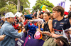 GP AUSTRALIA, Liam Lawson (NZL) Red Bull Racing with fans.

13.03.2025. Formula 1 World Championship, Rd 1, Australian Grand Prix, Albert Park, Melbourne, Australia, Preparation Day.

- www.xpbimages.com, EMail: requests@xpbimages.com © Copyright: Bearne / XPB Images