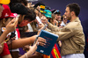 GP AUSTRALIA, Pierre Gasly (FRA) Alpine F1 Team with fans.

13.03.2025. Formula 1 World Championship, Rd 1, Australian Grand Prix, Albert Park, Melbourne, Australia, Preparation Day.

- www.xpbimages.com, EMail: requests@xpbimages.com © Copyright: Bearne / XPB Images