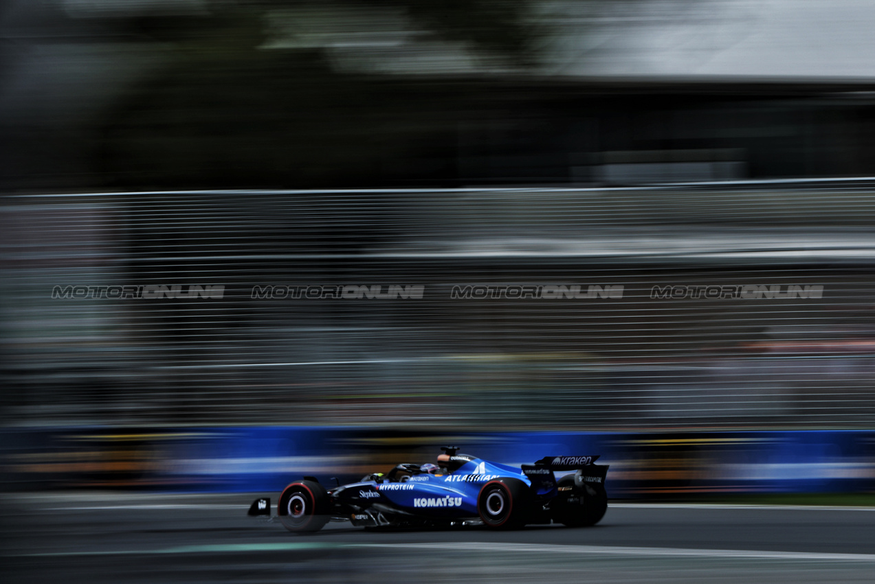 GP AUSTRALIA, Alexander Albon (THA) Atlassian Williams Racing FW47.

15.03.2025. Formula 1 World Championship, Rd 1, Australian Grand Prix, Albert Park, Melbourne, Australia, Qualifiche Day.

- www.xpbimages.com, EMail: requests@xpbimages.com © Copyright: Charniaux / XPB Images