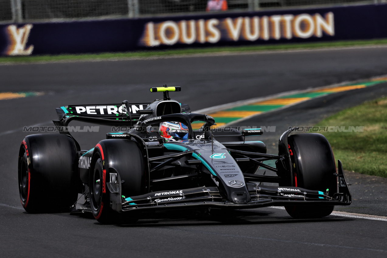 GP AUSTRALIA, Andrea Kimi Antonelli (ITA) Mercedes AMG F1 W16.

15.03.2025. Formula 1 World Championship, Rd 1, Australian Grand Prix, Albert Park, Melbourne, Australia, Qualifiche Day.

- www.xpbimages.com, EMail: requests@xpbimages.com © Copyright: Moy / XPB Images