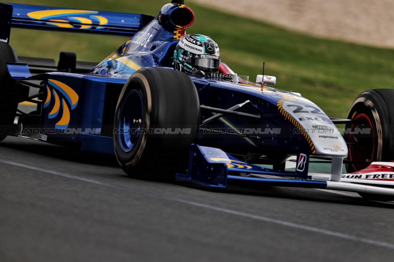 GP AUSTRALIA, Valtteri Bottas (FIN) Mercedes AMG F1 Reserve Driver in the 1999 BAR 01.

15.03.2025. Formula 1 World Championship, Rd 1, Australian Grand Prix, Albert Park, Melbourne, Australia, Qualifiche Day.

- www.xpbimages.com, EMail: requests@xpbimages.com © Copyright: Charniaux / XPB Images