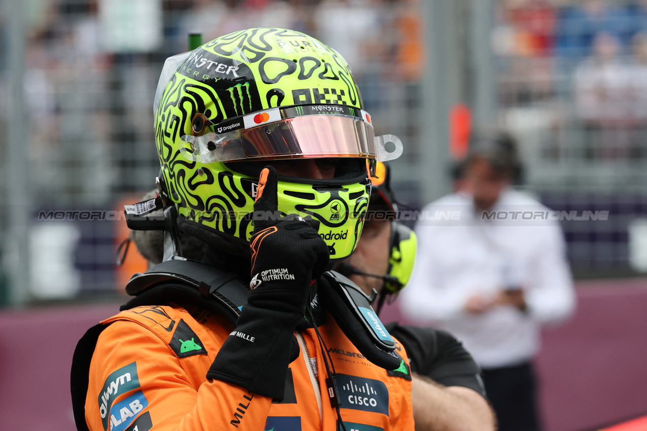 GP AUSTRALIA, Lando Norris (GBR), McLaren F1 Team 
15.03.2025. Formula 1 World Championship, Rd 1, Australian Grand Prix, Albert Park, Melbourne, Australia, Qualifiche Day.
- www.xpbimages.com, EMail: requests@xpbimages.com © Copyright: Charniaux / XPB Images