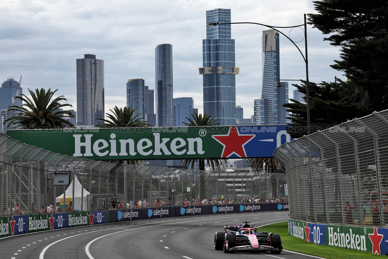GP AUSTRALIA, Pierre Gasly (FRA) Alpine F1 Team A525.

15.03.2025. Formula 1 World Championship, Rd 1, Australian Grand Prix, Albert Park, Melbourne, Australia, Qualifiche Day.

- www.xpbimages.com, EMail: requests@xpbimages.com © Copyright: Moy / XPB Images