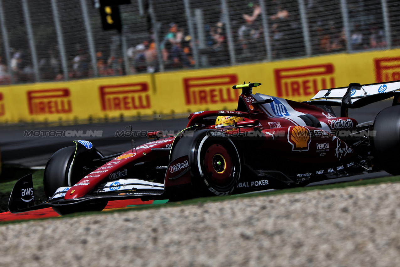 GP AUSTRALIA, Lewis Hamilton (GBR) Ferrari SF-25.

15.03.2025. Formula 1 World Championship, Rd 1, Australian Grand Prix, Albert Park, Melbourne, Australia, Qualifiche Day.

- www.xpbimages.com, EMail: requests@xpbimages.com © Copyright: Charniaux / XPB Images