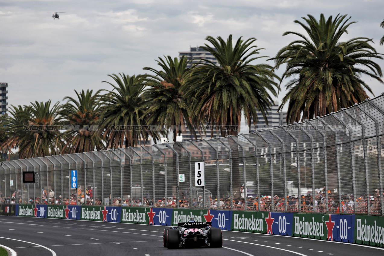 GP AUSTRALIA, Pierre Gasly (FRA) Alpine F1 Team A525.

15.03.2025. Formula 1 World Championship, Rd 1, Australian Grand Prix, Albert Park, Melbourne, Australia, Qualifiche Day.

- www.xpbimages.com, EMail: requests@xpbimages.com © Copyright: Moy / XPB Images