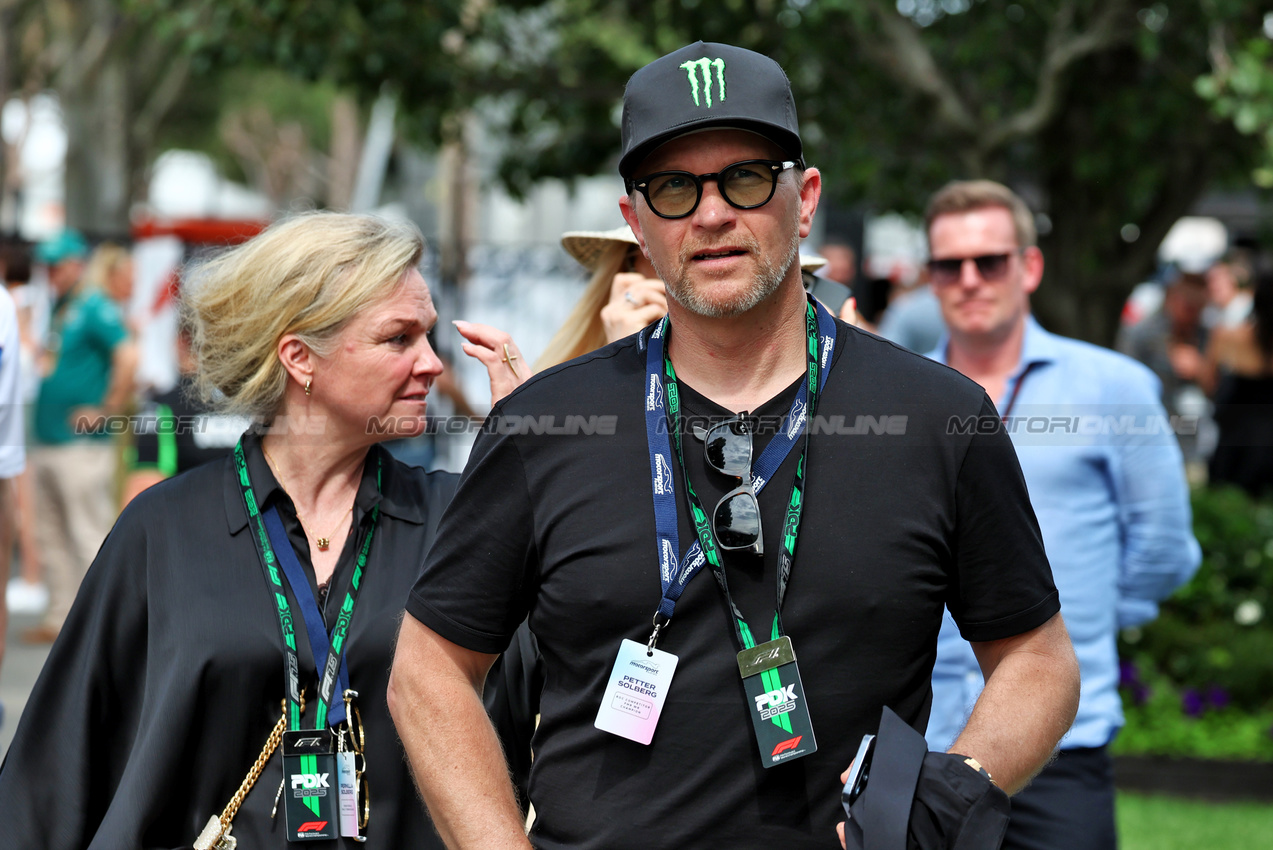 GP AUSTRALIA, Petter Solberg (NOR) Former Rally e Rallycross Driver.

15.03.2025. Formula 1 World Championship, Rd 1, Australian Grand Prix, Albert Park, Melbourne, Australia, Qualifiche Day.

- www.xpbimages.com, EMail: requests@xpbimages.com © Copyright: Moy / XPB Images