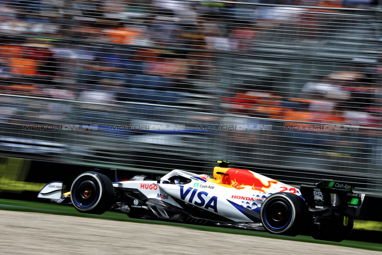 GP AUSTRALIA, Yuki Tsunoda (JPN) Racing Bulls VCARB 02.

15.03.2025. Formula 1 World Championship, Rd 1, Australian Grand Prix, Albert Park, Melbourne, Australia, Qualifiche Day.

- www.xpbimages.com, EMail: requests@xpbimages.com © Copyright: Charniaux / XPB Images