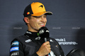 GP AUSTRALIA, Lando Norris (GBR) McLaren in the post qualifying FIA Press Conference.

15.03.2025. Formula 1 World Championship, Rd 1, Australian Grand Prix, Albert Park, Melbourne, Australia, Qualifiche Day.

- www.xpbimages.com, EMail: requests@xpbimages.com © Copyright: Bearne / XPB Images