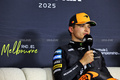 GP AUSTRALIA, Lando Norris (GBR) McLaren in the post qualifying FIA Press Conference.

15.03.2025. Formula 1 World Championship, Rd 1, Australian Grand Prix, Albert Park, Melbourne, Australia, Qualifiche Day.

- www.xpbimages.com, EMail: requests@xpbimages.com © Copyright: Bearne / XPB Images