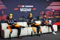 GP AUSTRALIA, (L to R): Oscar Piastri (AUS) McLaren; Lando Norris (GBR) McLaren; e Max Verstappen (NLD) Red Bull Racing, in the post qualifying FIA Press Conference.

15.03.2025. Formula 1 World Championship, Rd 1, Australian Grand Prix, Albert Park, Melbourne, Australia, Qualifiche Day.

- www.xpbimages.com, EMail: requests@xpbimages.com © Copyright: Bearne / XPB Images