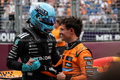 GP AUSTRALIA, George Russell (GBR), Mercedes AMG F1 Lando Norris (GBR), McLaren F1 Team 
15.03.2025. Formula 1 World Championship, Rd 1, Australian Grand Prix, Albert Park, Melbourne, Australia, Qualifiche Day.
- www.xpbimages.com, EMail: requests@xpbimages.com © Copyright: Charniaux / XPB Images