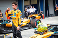 GP AUSTRALIA, Lando Norris (GBR) McLaren MCL39 celebrates his pole position in qualifying parc ferme.

15.03.2025. Formula 1 World Championship, Rd 1, Australian Grand Prix, Albert Park, Melbourne, Australia, Qualifiche Day.

- www.xpbimages.com, EMail: requests@xpbimages.com © Copyright: Bearne / XPB Images