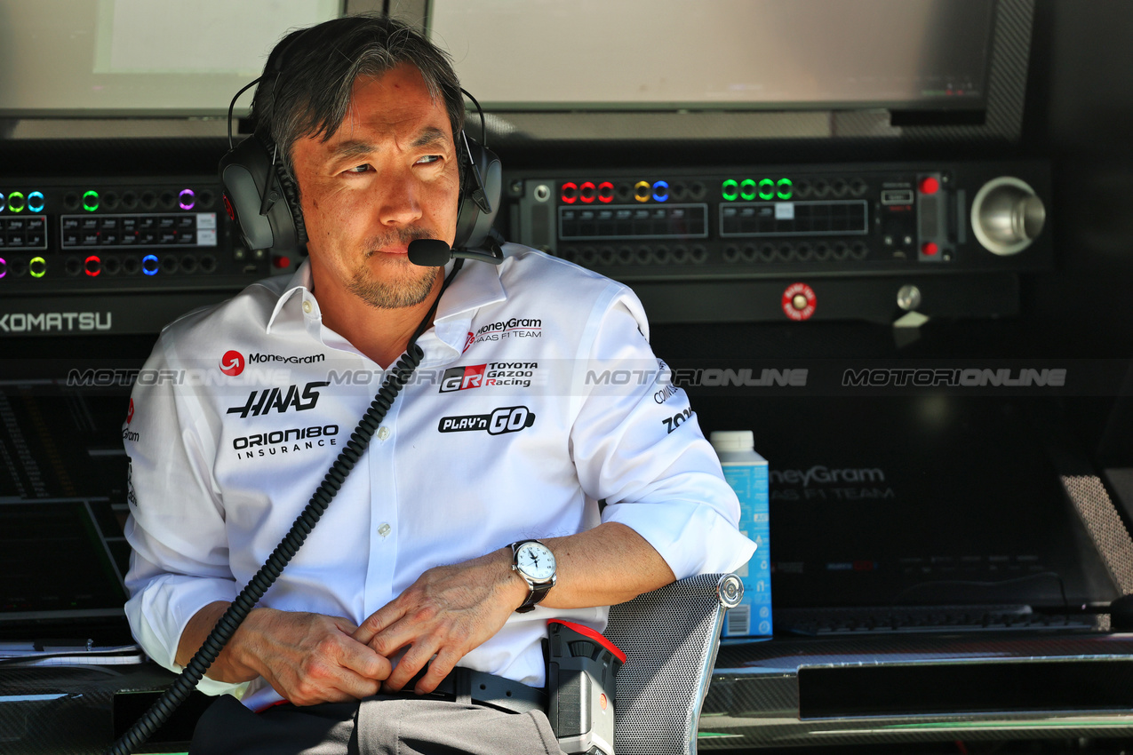 GP AUSTRALIA, Ayao Komatsu (JPN) Haas F1 Team Principal.

14.03.2025. Formula 1 World Championship, Rd 1, Australian Grand Prix, Albert Park, Melbourne, Australia, Practice Day.

- www.xpbimages.com, EMail: requests@xpbimages.com © Copyright: Batchelor / XPB Images