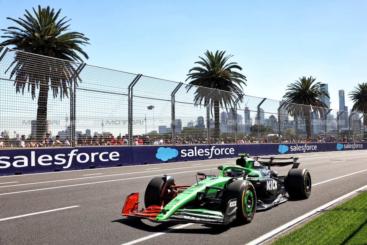 GP AUSTRALIA, Gabriel Bortoleto (BRA) Sauber C45.

14.03.2025. Formula 1 World Championship, Rd 1, Australian Grand Prix, Albert Park, Melbourne, Australia, Practice Day.

- www.xpbimages.com, EMail: requests@xpbimages.com © Copyright: Bearne / XPB Images