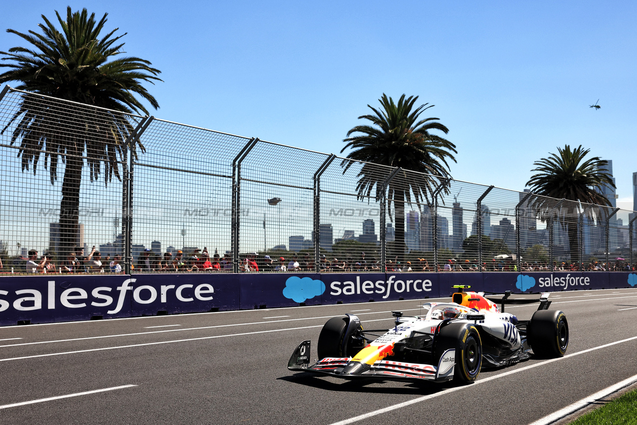GP AUSTRALIA, Yuki Tsunoda (JPN) Racing Bulls VCARB 02.

14.03.2025. Formula 1 World Championship, Rd 1, Australian Grand Prix, Albert Park, Melbourne, Australia, Practice Day.

- www.xpbimages.com, EMail: requests@xpbimages.com © Copyright: Bearne / XPB Images