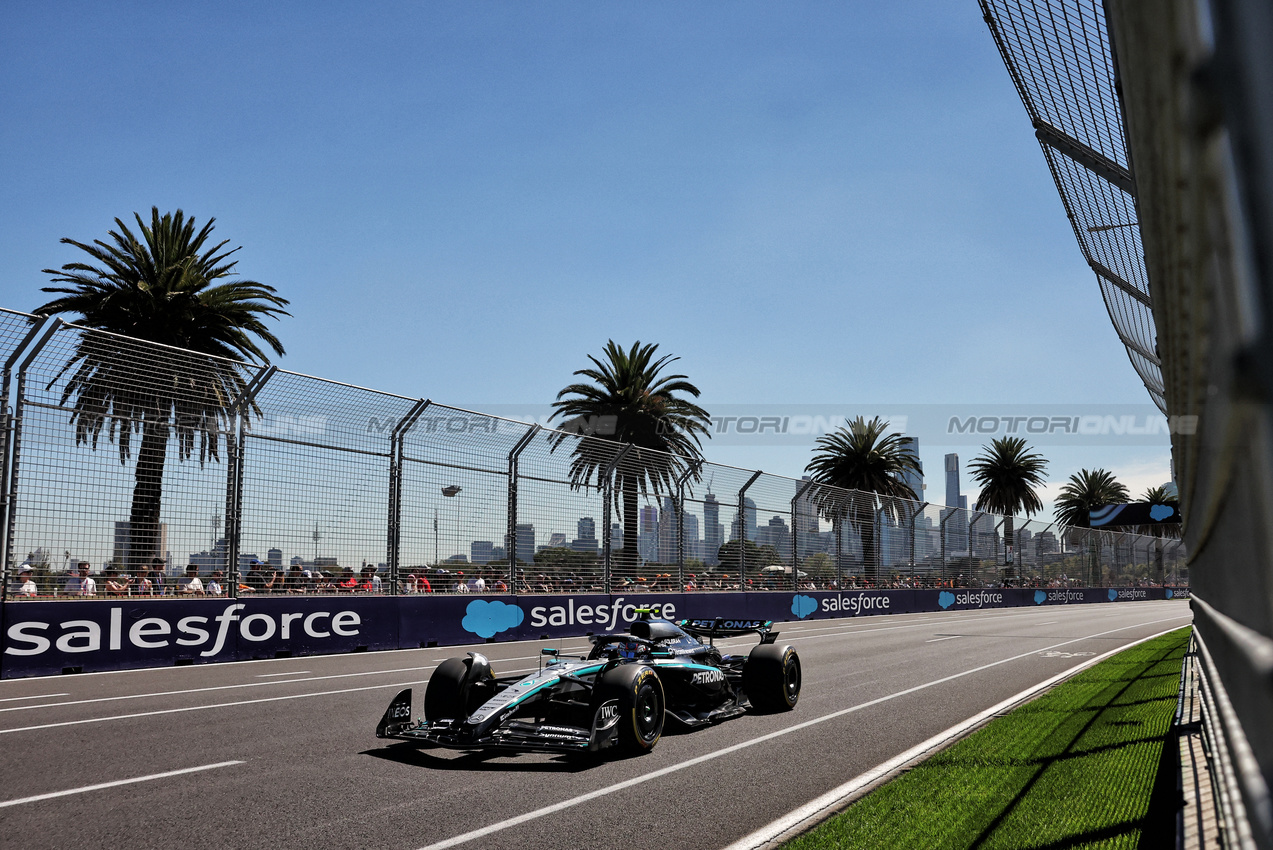 GP AUSTRALIA, Andrea Kimi Antonelli (ITA) Mercedes AMG F1 W16.

14.03.2025. Formula 1 World Championship, Rd 1, Australian Grand Prix, Albert Park, Melbourne, Australia, Practice Day.

- www.xpbimages.com, EMail: requests@xpbimages.com © Copyright: Bearne / XPB Images