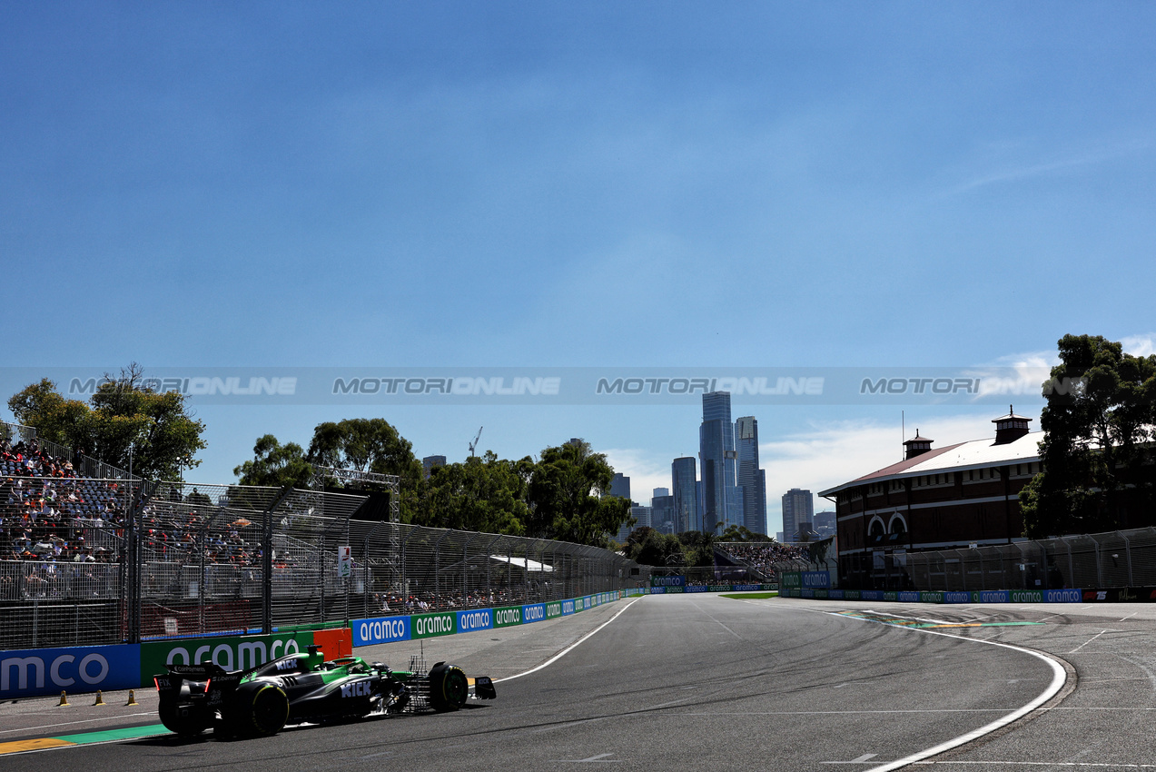 GP AUSTRALIA, Nico Hulkenberg (GER) Sauber C45.

14.03.2025. Formula 1 World Championship, Rd 1, Australian Grand Prix, Albert Park, Melbourne, Australia, Practice Day.

- www.xpbimages.com, EMail: requests@xpbimages.com © Copyright: Charniaux / XPB Images
